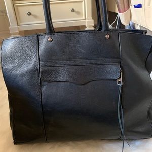 Rebecca Minkoff black leather tote